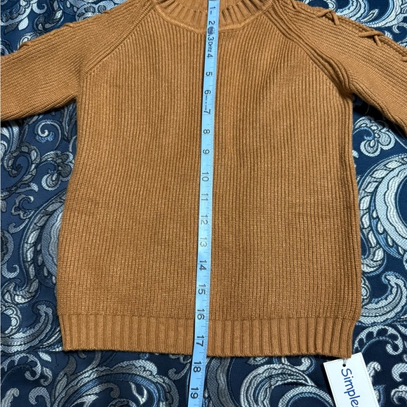 2 Curipeer Girl’s Long Sleeve Knit Sweater Lace Up Crewneck Cute Pullover - Picture 8 of 11